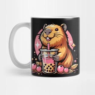 Capybara Boba Tea Lovers Mug